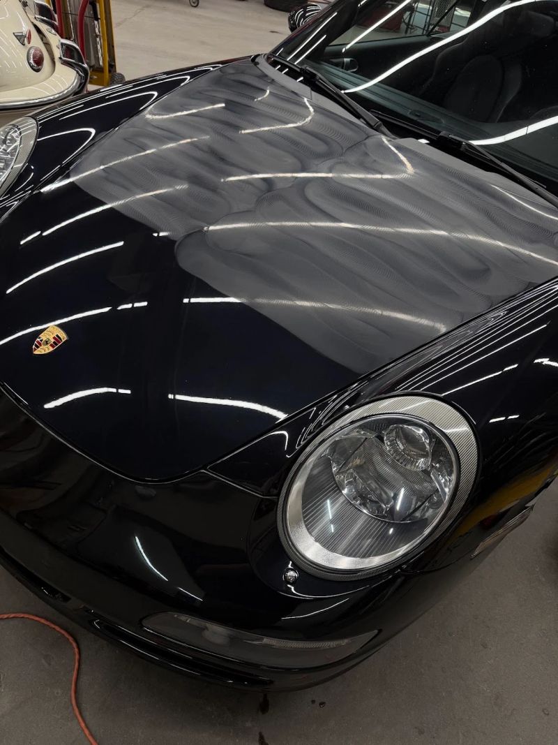 Paint correction removing swirls and haze in Mount Laurel